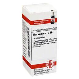 Abbildung: Nux vomica D 10 Globuli Globuli, 10 g PZN 02638586
