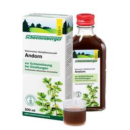 Abbildung: Andorn Saft Schoenenberger 200 ml, Saft PZN 02640583