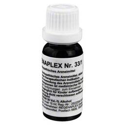Abbildung: Regenaplex Nr.33 / 1 Tropfen Tropfen, 15 ml PZN 02642381