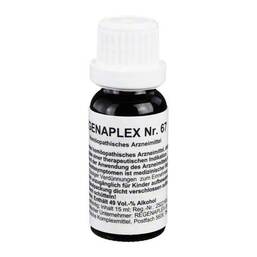 Abbildung: Regenaplex Nr.67 Tropfen Tropfen, 15 ml PZN 02643216