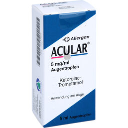 Abbildung: Acular 5 mg / ml Augentropfen 5 ml, Augentropfen PZN 02647929