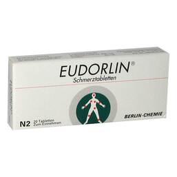 Abbildung: Eudorlin Schmerztabletten Tabletten, 20 St PZN 02653255