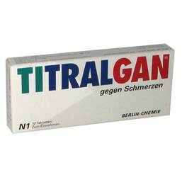 Abbildung: Titralgan Tabletten gegen Sc Tabletten, 10 St PZN 02653261