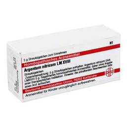Abbildung: DHU LM Argentum nitricum XVIII G Globuli, 5 g PZN 02658672