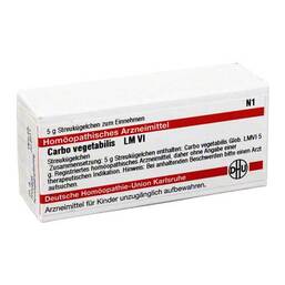 Abbildung: DHU LM Carbo vegetabilis VI Globuli 5 g, Globuli PZN 02658927