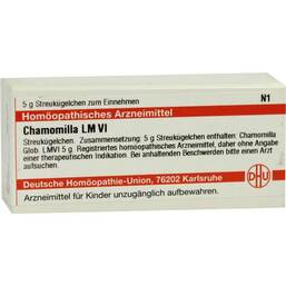 Abbildung: DHU LM Chamomilla VI Globuli Globuli, 5 g PZN 02658979