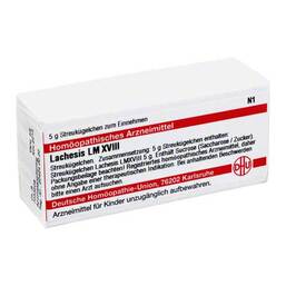 Abbildung: DHU LM Lachesis XVIII Globuli Globuli, 5 g PZN 02659594