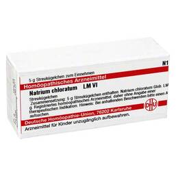 Abbildung: DHU LM Natrium chloratum VI Globuli Globuli, 5 g PZN 02659789