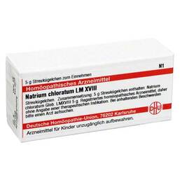 Abbildung: DHU LM Natrium chloratum XVIII G Globuli, 5 g PZN 02659795