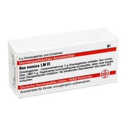 Abbildung: DHU LM Nux vomica VI Globuli Globuli, 5 g PZN 02659855