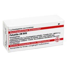 Abbildung: DHU LM Pulsatilla XVIII Globuli 5 g, Globuli PZN 02659944