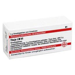 Abbildung: DHU LM Thuja VI Globuli Globuli, 5 g PZN 02660189