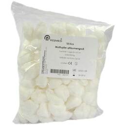 Abbildung: Mulltupfer 20x20cm pflaumengroß unsteril 100 St, Tupfer PZN 02667091