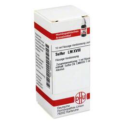 Abbildung: DHU LM Sulfur XVIII 10 ml, Dilution PZN 02669204