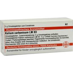 Abbildung: DHU LM Kalium carbonicum XII Globuli 5 g, Globuli PZN 02678054