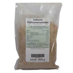 Abbildung: Indische Flohsamenschalen Beutel, 200 g PZN 02679556