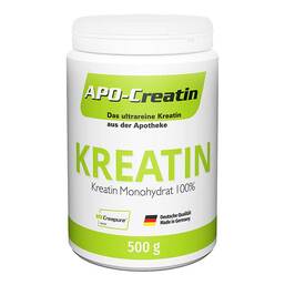 Abbildung: Apo Creatin Pulver Pulver, 500 g PZN 02695667