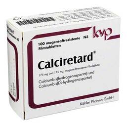 Abbildung: Calciretard magensaftresistente Dragees Dragees magensaftresistent, 100 St PZN 02701758
