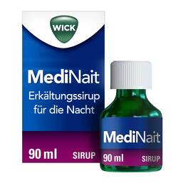 Abbildung: WICK MediNait Erkältungssirup für die Nacht Sirup, 90 ml PZN 02702315