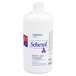 Abbildung: Sebexol Liquidum Dusch-u. Cr Bad, 500 ml PZN 02705354