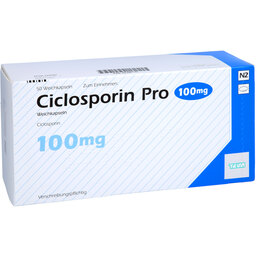 Abbildung: Ciclosporin Pro 100 mg Weichkapseln 50 St, Weichkapseln PZN 02706129