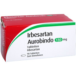 Abbildung: Irbesartan Aurobindo 150 mg Tabletten 98 St, Tabletten PZN 02724222