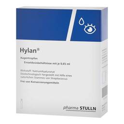 Abbildung: Hylan 0,65 ml Augentropfen 10 St, Augentropfen PZN 02724742