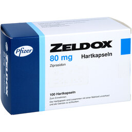 Abbildung: Zeldox 80 mg Hartkapseln 100 St, Hartkapseln PZN 02727781