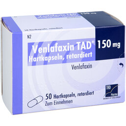 Abbildung: Venlafaxin TAD 150 mg Hartkapseln retardiert 50 St, Retard-Kapseln PZN 02727798