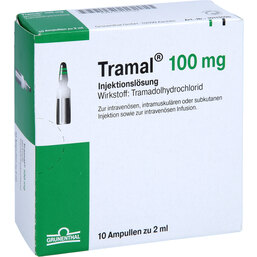 Abbildung: Tramal 100 mg Injektions- / Infusionslösung 10 St, Injektions-/Infusionslösung PZN 02729194