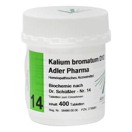 Abbildung: Biochemie Adler 14 Kalium br Tabletten, 400 St PZN 02730091