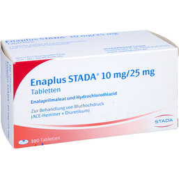 Abbildung: Enaplus STADA 10 mg / 25 mg Tabletten 100 St, Tabletten PZN 02732210