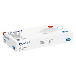 Abbildung: Eycopad Augenkompressen 56x70 mm unsteril 50 St, Kompressen PZN 02733356