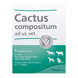 Abbildung: Cactus Compositum Ampullen vet. (für Tiere) 5 St, Ampullen PZN 02733913