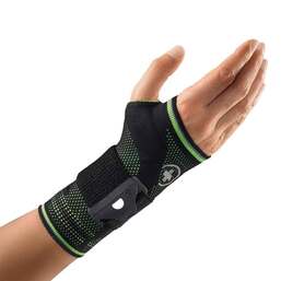 Abbildung: Bort Manubasic Sport Bandage li.x-large schw / grün 1 St, Bandage PZN 02740267