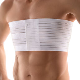 Abbildung: Bort elastischer Rippengurt Männer large weiß 1 St, Bandage PZN 02740310