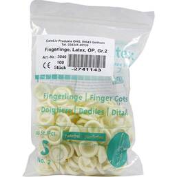 Abbildung: Fingerling Latex OP Größe 2 100 St PZN 02741143