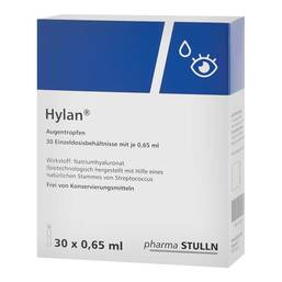 Abbildung: Hylan 0,65 ml Augentropfen 30 St, Augentropfen PZN 02742639