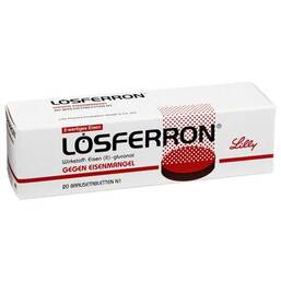 Abbildung: Lösferron Brausetabletten Brausetabletten, 20 St PZN 02749995