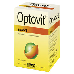 Abbildung: Optovit select 1.000 I.E. Kapseln Kapseln, 100 St PZN 02750780