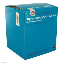 Abbildung: Alpha Lipogamma 600 Infusionslösung 20X24 ml, Infusionslösungskonzentrat PZN 02757380