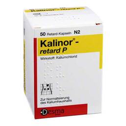 Abbildung: Kalinor retard P 600 mg Hartkapseln Hartkapseln, 50 St PZN 02758215