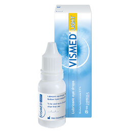 Abbildung: Vismed light Augentropfen 15 ml, Augentropfen PZN 02759203