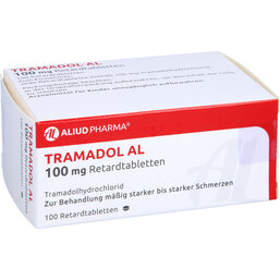 Abbildung: Tramadol AL 100 mg Retardtab 100 St, Retard-Tabletten PZN 02765936