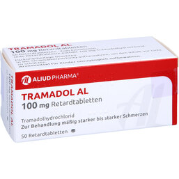 Abbildung: Tramadol AL 100 mg Retardtab 50 St, Retard-Tabletten PZN 02765942