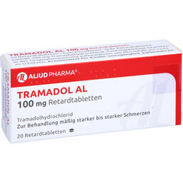 Abbildung: Tramadol AL 100 mg Retardtab 20 St, Retard-Tabletten PZN 02765959