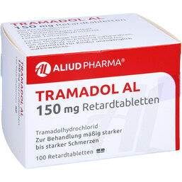 Abbildung: Tramadol AL 150 mg Retardtab 100 St, Retard-Tabletten PZN 02765971