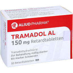 Abbildung: Tramadol AL 150 mg Retardtab 50 St, Retard-Tabletten PZN 02766025