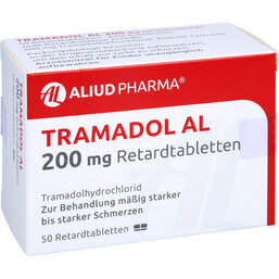 Abbildung: Tramadol AL 200 mg Retardtab 50 St, Retard-Tabletten PZN 02766060