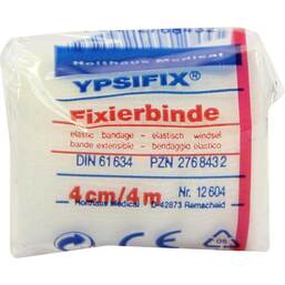 Abbildung: Fixierbinde Ypsifix elastisch 4 cm x 4 m i.Zellglas Binden, 1 St PZN 02768432